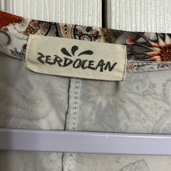 ZerdOcean Ladies Women’s Blouse V Neck Asymmetrical Tunic Top Size 3X - Picture 3 of 4